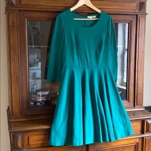 Green A-Line Boden Dress